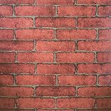 El patrón en el papel de pared vintage es el diseño de ladrillos y retro.