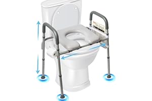 BestZings Elevador WC Adulto y Alzador WC Adulto - Orinal Adulto - Adaptador wc adultos - Cuña orinal - Silla ducha personas mayores - Silla ducha mayores - Confort y Seguridad