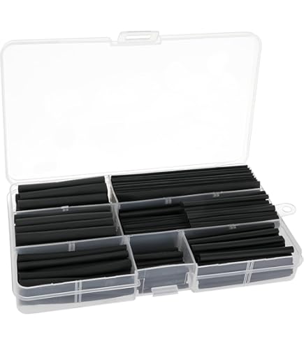 Guaine Termorestringenti Per Cavi - Kit 140 Pezzi In 5 Colori E 7 Misure - Foto 5