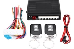 ‎ARAMOX Aramox Universal Keyless Entry Kit, LB-405/L237 Kofferraumentriegelung Auto Keyless Entry System Türschloss Zentralverriegelung Fernbedienung Kit