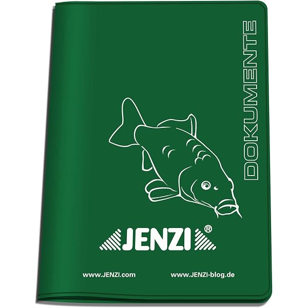 Pochette Porte-permis De Pêche Zite Fishing – 15,5×20 Cm, 2 Compartiments + Porte-stylo, Anti-pluie