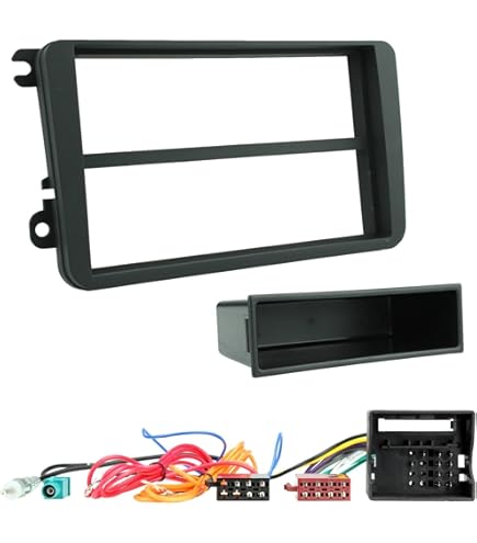 VW Volvo CD Radio Stereo Facia Fascia Surround Fitting Kit Adaptor Panel Plate - View #2