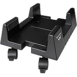 ewent EW1290 PC Case support, Support for PC Case with Lockable Wheels, Adjustable Width, Black
