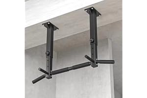 COMETOFIT Wandmontage-Klimmzugstange, Balkenträger-Montage-Klimmzugstange, Deckenmontage-Klimmzugstange, Träger- und Sparrenmontage-Klimmzugstange für das Heimfitnessstudio