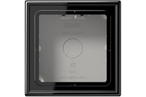 JUNG Ls58 1 ASW saillie Coque avec Cadre pour 1 Socket, Noir