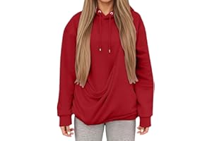 Genérico Sudadera Porta Gatos Mujer con Bolsillo Mascota Extra Grande para Llevar a Perros pequeños y Gatos