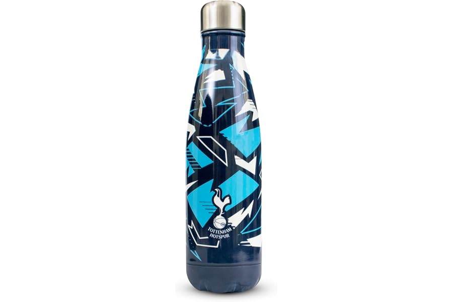 Hy-Pro Officially Licensed Tottenham Hotspur F.C. Thermal Bottle - Stainless Steel, Double Wall, Vacuum Flask, Fade Design, Lightweight, Leakproof, Spurs, Great Football Gift Idea