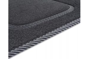 M MOTOS alfombrillas coche de velours standard compatibles con BMW Serie 1 F20 2011-2019 - Standard, Tejido, Gris - Experimenta un nuevo confort de conducción con un juego de alfombra de coche de terc