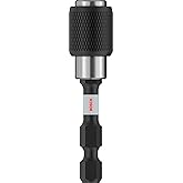 Bosch Professional Accessories 2608522320 Quick Lock End Holder (Pulse Control, 1/4 Inch Hex Shaft, Lock and Click)