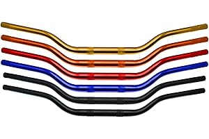 R RADICAL RACING Manubrio per downhill, Motoflow oversize (rosso), adatto per HM-Moto Cre/Six SM 50