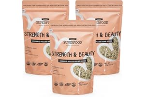PLANET HEMP SUPERFOOD Biologica Semi Di Canapa Decorticati 525 g | Spuntino Salutare Ricco di Omega 3, 6 Vegano, Proteine Piante I Regime Alimentare Cheto, Senza Glutine | Hulled Shelled Hemp Seeds (3 Confezioni da 175g)