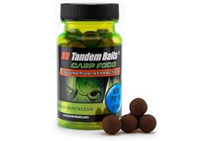 Tandem Baits Carp Food Perfection Mini Pop-Up, D'appâts pour carpes, Pêche de la Carpe, Peche, Pop-Ups, Bouillette Carpe, Professionnel Accessoires de Pêche Carpe 12mm 30g