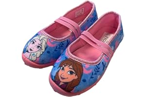 Leomil Frozen Hausschuhe Mädchen Elsa Hausschuhe, Ideal für Kindergarten oder Zuhause