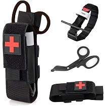 Porta Laccio Emostatico In ABS, Custodia Per Tornichete EMT, Accessorio Tattico Leggero Per Pronto Soccorso Esterno, 12x6.1 Cm