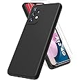 Vansdon Cover Compatibile con Samsung Galaxy A13 4G, 2 Pellicola Protettiva in Vetro Temperato, Gomma Gel di Silicone Liquida
