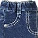 BÓBOLI Baby-Boys Pantalon Felpa Denim Trousers, blue, size 9 months
