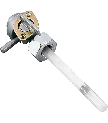 Keenso Gastank brandstofschakelaar, M10 x 1,25 olietank, brandstofschakelaar, ventielpomp, benzinekraan voor benzinegenerator Brandstofkleppen en toebehoren