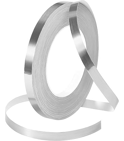 4 Rotoli Nastro Metallico Autoadesivo Argento - 10mm X 20m Per Decorazioni Fai Da Te - Foto 7