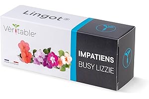 Lingot® Impatiens - Compatible Potager d'Intérieur Véritable® et Exky® - Recharge prête à l'emploi - Substrat avec Graines Intégrées…