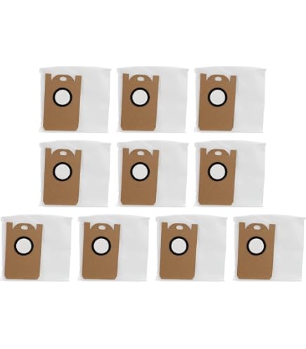 8 Sacchetti Ricambio Per Eufy Clean L60/L50 | 2,5L Capacità | Filtro 3 Strati | Stazione Svuotamento