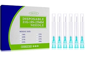 ZVF Dispensing Accessories 21G-25mm/1 inch individual package(100 pcs)