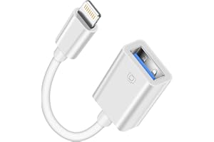 Lightning auf USB Adapter [Apple MFi-Zertifiziert], Lightning USB Adapter Handy USB Stick Adapter Kabel USB 3.0 OTG Adapter für iPhone 14 13 12 11, Unterstützt Sticks, MIDI Keyboards, Kartenleser