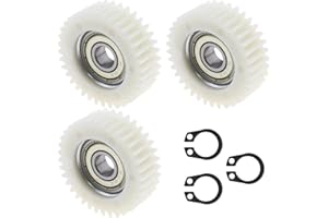 OTOTEC 3PCS 36 Teeth E-Bike Wheel Hub Motor Planetary Gears with Bearing Compatible with Bafang Motor 38mm Diameter Nylon Motor Gear