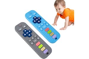 Jouets de Dentition, 2PCS Anneaux de Dentition,Jouet Bebe 3 mois Jouet de Dentition pour Bébé Anneaux de Dentition Bebe Garçons et Filles Aide à Prévenir Douleur de Dents et de Gencives de Bébé