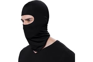 AmyGline 3-Loch-Vollmaske Skimütze Wintermütze Balaclava Tactical Mask Skimütze Wollmaske