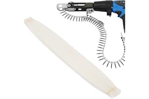 DUOKON 20 Piezas de Cinturón de Cadena Vacío para Pistolas de Tornillo, Taladros Ligeros, Adaptador de Pistola de Clavos de Cadena Automática, Pistola de Tornillo Profesional, Herramienta de Carpintería, Tab