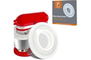 PQPO Deckel für Standmixer, Kompatibel mit Kitchen Aid 4.5-5 Quart Kipp-Kopf Standmixer Schüssel, Teig Aufgehen Schüssel Covers