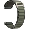 AONES 22mm Alpine Nylon Loop Watch Strap for Amazfit Balance/Amazfit Bip 5 Unity/Amazfit Cheetah Pro/Amazfit Gtr 2/ Amazfit Gtr 2e/ Amazfit Gtr 3 Pro/Amazfit Pop 2/ Amazfit Pop 3S Smartwatch Band