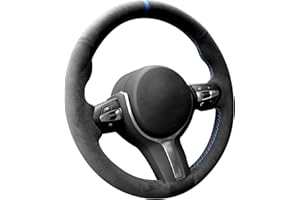 Alfanxi Coprivolante in alcantara per BMW F30 F31 F34 F10 F11 F07 F12 F13 X3 X4 X5 X6 F16 F20 F21 M135I 140I X1 X2 (strisce blu)