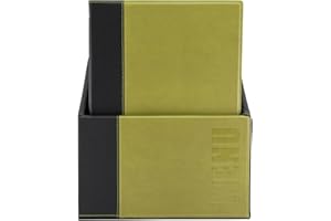 SECURIT - Box de 20 Cartes Menu Gamme Tendance - pour Restaurants, Cafés, Bars - 1 Insert Double (4 Pages) Inclus - A4 - Vert
