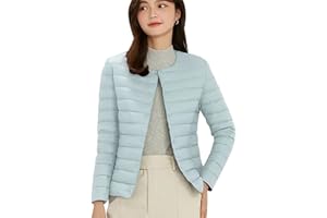 HAXNOHEY Plumifero Ultraligero Mujer Chaqueta Plumas Ligeros Mujer Plumífero Ligero Mujer Plumon Plumiferos Abrigo Cazadoras Chaquetas Plumas Mujer Pluma Puffer Jacket Mujer Down Jacket Women Talla Grande