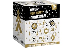 BEER HUNTER The Mixed Tipple Christmas Advent Calendar 2025 – Limited Edition Gift Box | 24 Days of Wine, Spirits, Craft Beer & Cocktails | Alcohol Advent Calendar