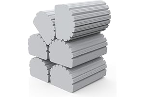 WUHUIXOZ 6-nasse Reinigungsfederschwämme, Reinigungsbürsten und Wiederverwendbare Schwämme zum Reinigen von Staubfedern auf Jalousien, Glas, Sockelleisten, Lüftungskanälen, Geländern und Spiegeln