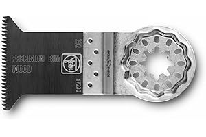 FEIN Lame de scie de précision E-Cut BIM, Condit. 1 Pce, Largeur 65 mm, Longueur 50 mm, Porte-outil Starlock, Bi-métal avec denture japonaise double