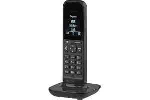Gigaset CL390HX Design DECT Handset with Charging Cradle - Fritzbox Compatible - Wireless Phone for Router and DECT Base - Direct Dial Function - Protection from Unwanted Calls - Satellite Grey