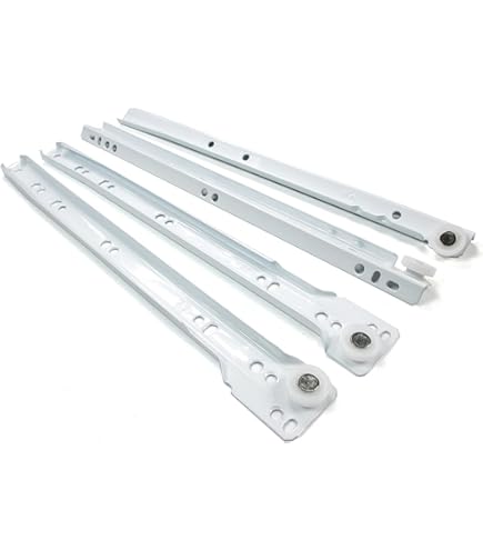 14" Drawer Slides, Partial Extension, Bottom Mount, 100 Lb., 1083375