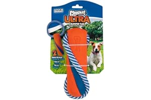Chuckit! Ultra Bumper Tug - Jouet à Poursuivre pour Chien en Caoutchouc Robuste - Récupération et Traction - Taille Unique