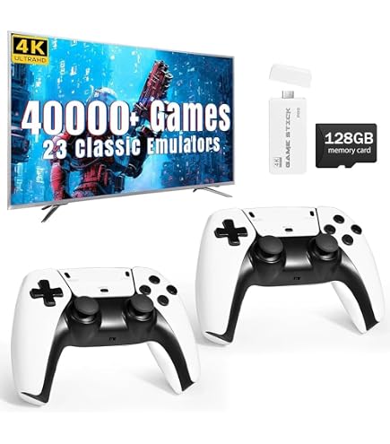 64GB Built-in 20000 Games Stick 2 Wireless Controller Gamepad 4K Hd Video Game Console 1733411562tvihk
