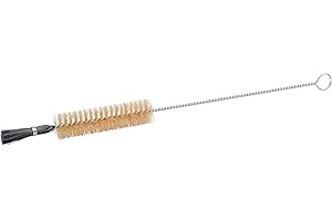 Gerlon – Pin con Punta raspadora de cerdas Naturales rígidas para Limpieza eficaz de Botellas y Botellas