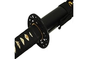 DerShogun Kuro Katana 1045 Kohlenstoffstahl inklusive Schwertständer