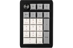 EPOMAKER EK21 Via Number Pad, Clavier numérique mécanique Hot-Swap, Bluetooth, avec KOB, programmable pour Win/Mac/Gaming
