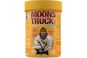 ZOOMAD LABS - Moonstruck II ZERO, Polvos Pre Entreno sin cafeina, Suplemente para Deportistas, Pre Training, Pre Workout en Polvo, sin Cafeína, Citrulina - 510g (Devil Cherry)