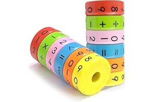CQQNIU 2 juguetes magnéticos de aprendizaje aritmético, juguete de inteligencia para desarrollar el cerebro, juguetes educativos de matemáticas para niños y niños.