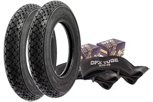2EXTREME 2X Reifen 3.00-10 + Schlauch VEE Rubber VRM054 Roller kompatibel für Piaggio Vespa PK XL ET3