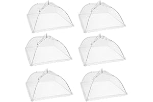 MILALOKO Ombrello per tenda pop-up in rete (6 parchi), grande e alto, 43 x 43 x 25 cm, per esterni, tende per schermo, feste, picnic, barbecue, riutilizzabile e pieghevole