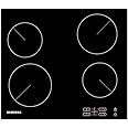 Samsung Ceramic Hob with 4 Cooking Zones, With Touch Control, Colour: Black, Material: Glass, C61R2AEE